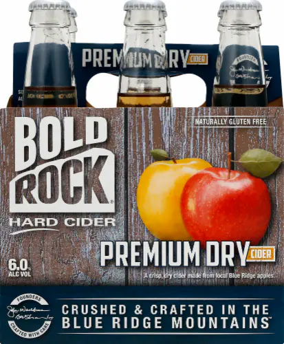 Bold Rock Virginia Premium Dry Hard Cider 12-Oz Bottle 6-Pack
