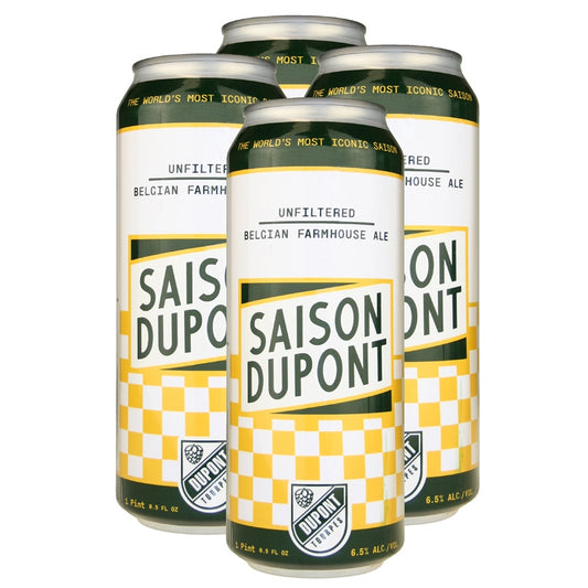 Brasserie Dupont Saison Dupont Blond Beer 11.2-Oz Can 4-Pack