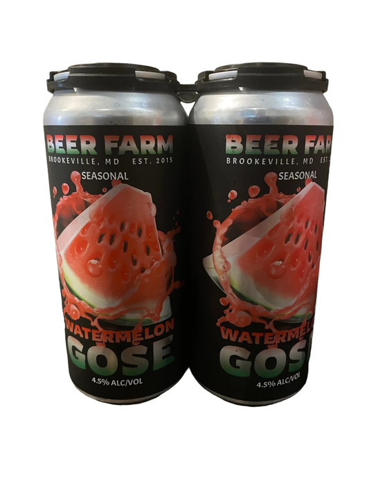Brookeville Beer Farm Watermelon Gose Ale Beer 6-Pack