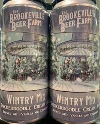 Brookeville Beer Farm Wintry Mix Snickerdoodle Cookie Ale 16Oz Can 4-Pack