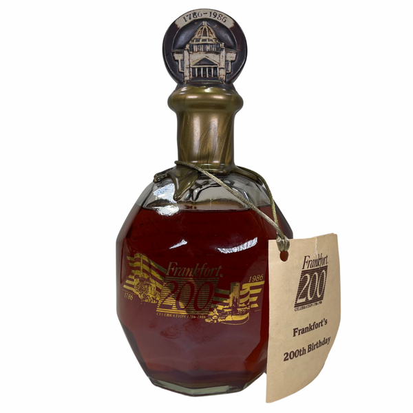 1986 Blanton's Frankfort Kentucky Bicentennial Kentucky Straight 1986 Blanton's Frankfort Kentucky Bicentennial Kentucky Straight