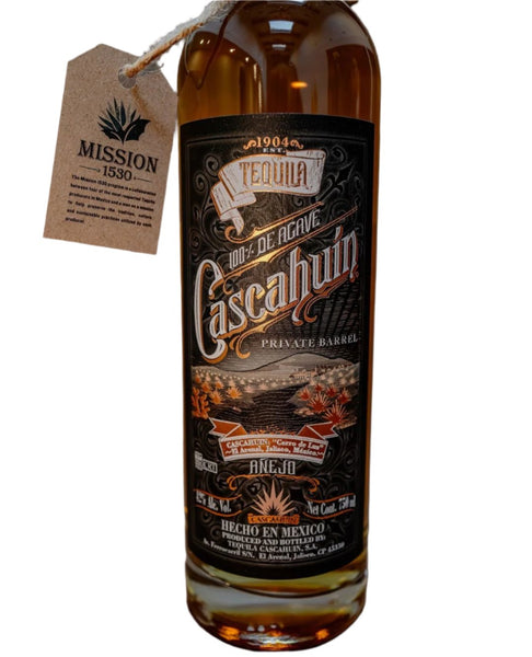 Cascahuin Mission 1530 Single Barrel Anejo Tequila 750ml – Liquor
