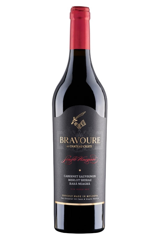 Chateau Cristi Bravoure Cabernet Sauvignon Merlot Shiraz Rara Neagra 750ml