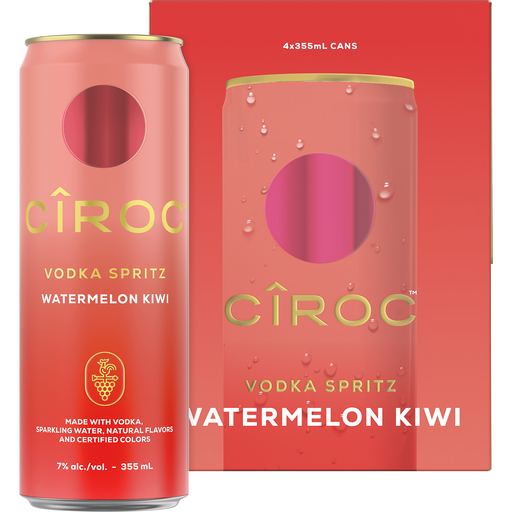 Ciroc Watermelon - Kiwi Vodka Spritz 4-Pack