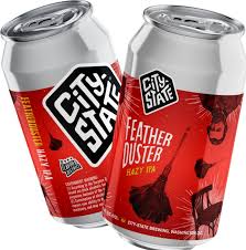 City State Brewing Feather Duster Hazy India Pale Ale Beer 12-Oz Can 6-Pack