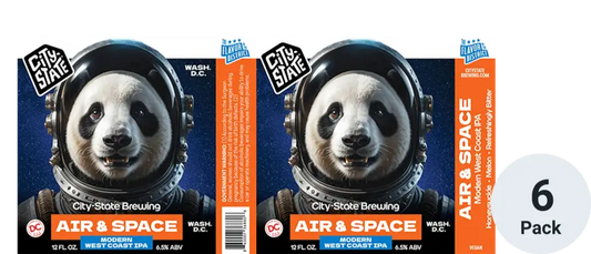 City State Brewing Air & Space Modern West Coast India Pale Ale beer 12-Oz Can 6-Pack