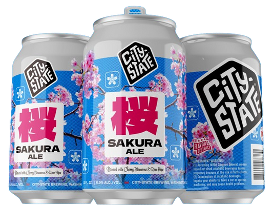 City State Brewing Sakura Ale Can 12-Pack