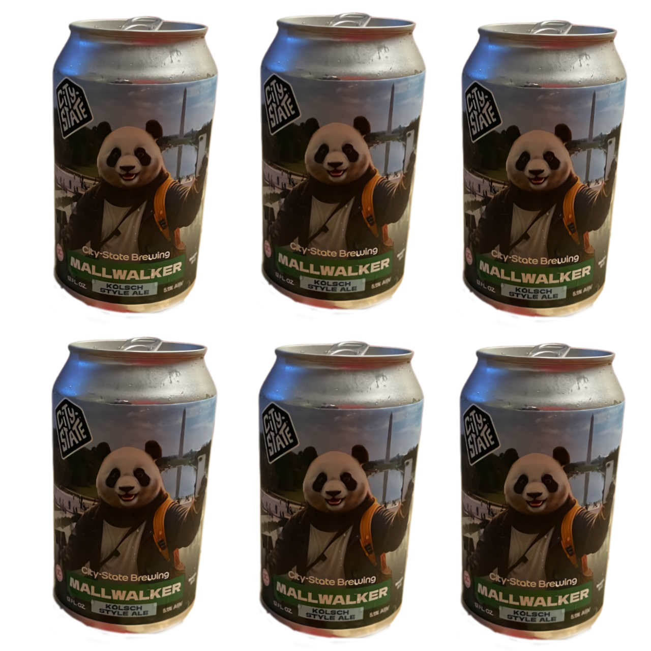City State Mallwalker Kolsch Style Ale Beer 12-Oz Can 6-Pack