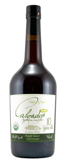 Claque-Pepin Calvados Organic 10 Year Old 750ml