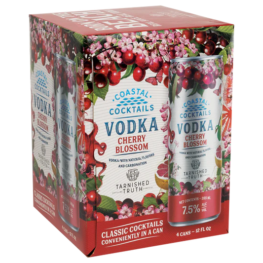 Coastal Cherry Blossom Vodka Cocktail 12-Oz Can 4-Pack