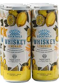 Coastal Whiskey Lemonade Cocktail 12-Oz Can 4-Pack