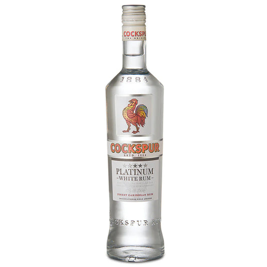 Cockspur Finest Caribbean Platinum White Rum 750ml