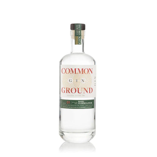 Common Ground Spirits Basil & Elderflower Recipe 01 Gin 750ml