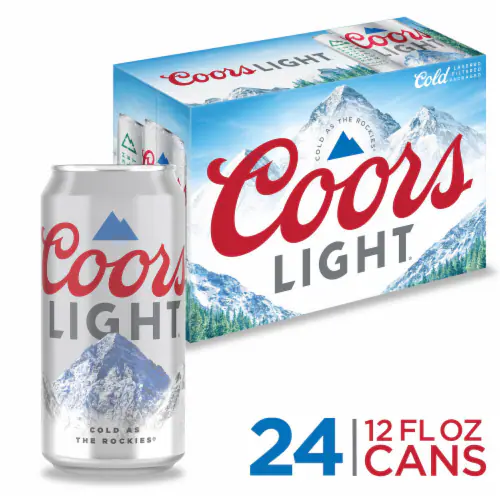 Coors Light Beer 12-Oz Can 24-Pack