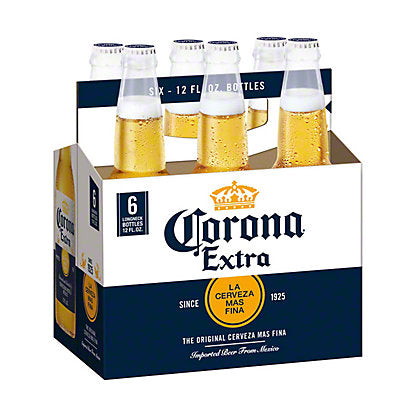 Corona Extra Mexican Lager Import Beer 12-Oz Bottle 6-Pack
