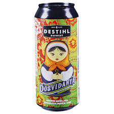 Destihl Brewery Dosvidanya Bourbon Barrel Russian Imperial Stout Beer Can 16-Oz