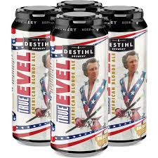 Destihl Evel Knievel True Evel Blonde Ale Beer 16-Oz Can 4-Pack