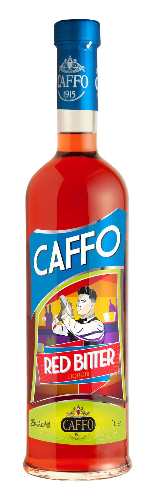 Distilleria Caffo Red Bitter 1Lt