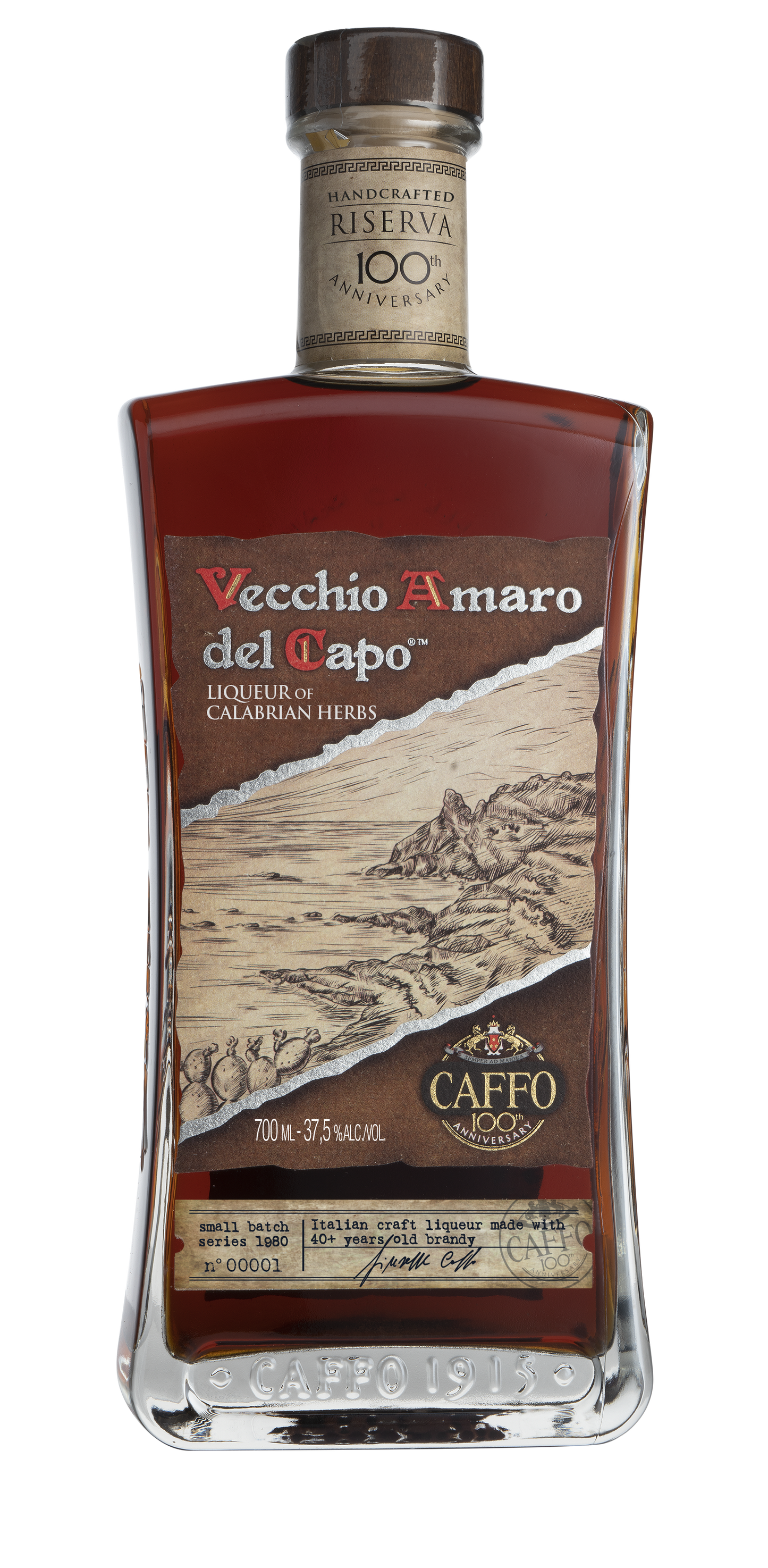 Distilleria Caffo Vecchio Amaro del Capo Riserva 100th Anniversary Liqueur 700ml