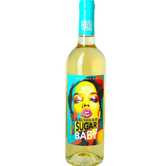 Do You Wanna Be My Sugar Baby White Sweet Wine 750ml