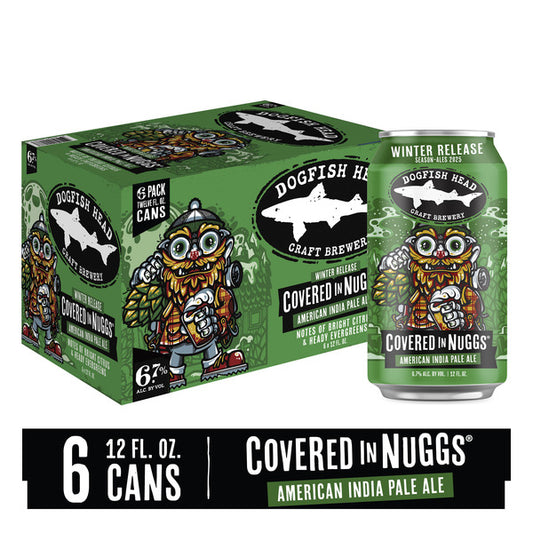 Dogfish Head Covered in Nuggs American India Pale Ale Beer 12-Oz Can 6-Pack