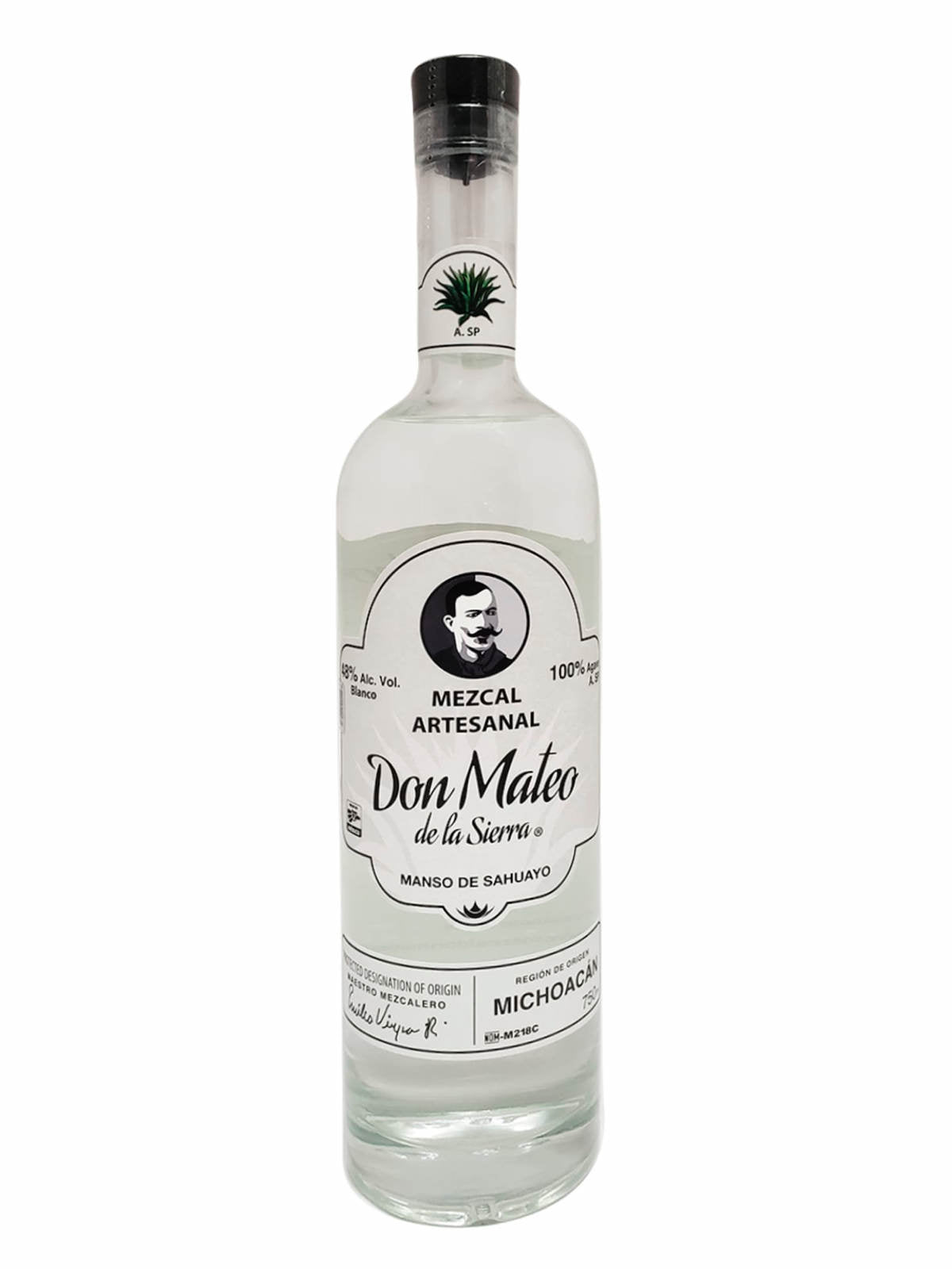 Don Mateo de la Sierra Manso de Sahuayo Mezcal Artesanal 750ml