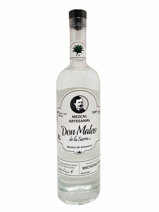 Don Mateo de la Sierra Manso de Sahuayo Mezcal Artesanal 750ml
