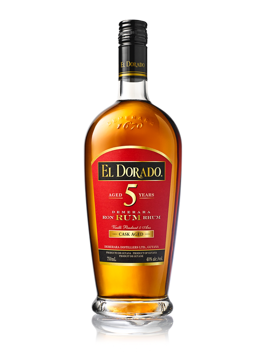 El Dorado Fine Cask 5 Year Old Aged Rum 750ml