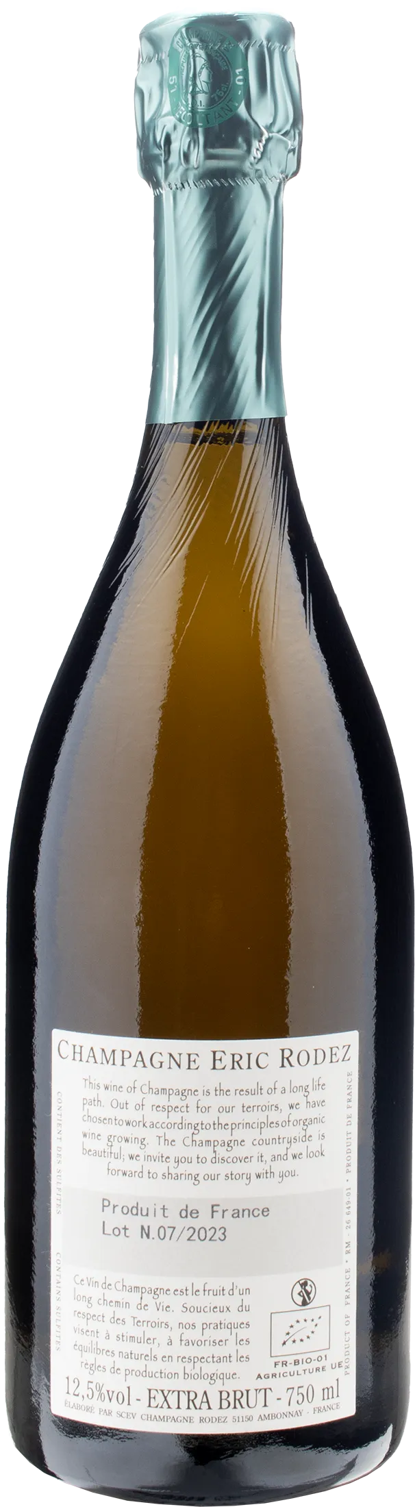 Eric Rodez Grand Cru Cuvee des Crayeres Ambonnay Grand Cru Extra Brut 750ml