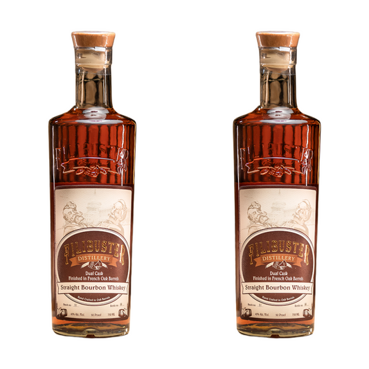 Filibuster Dual Cask Kentucky Straight Bourbon Whiskey Bundle 750ml 2-Pack