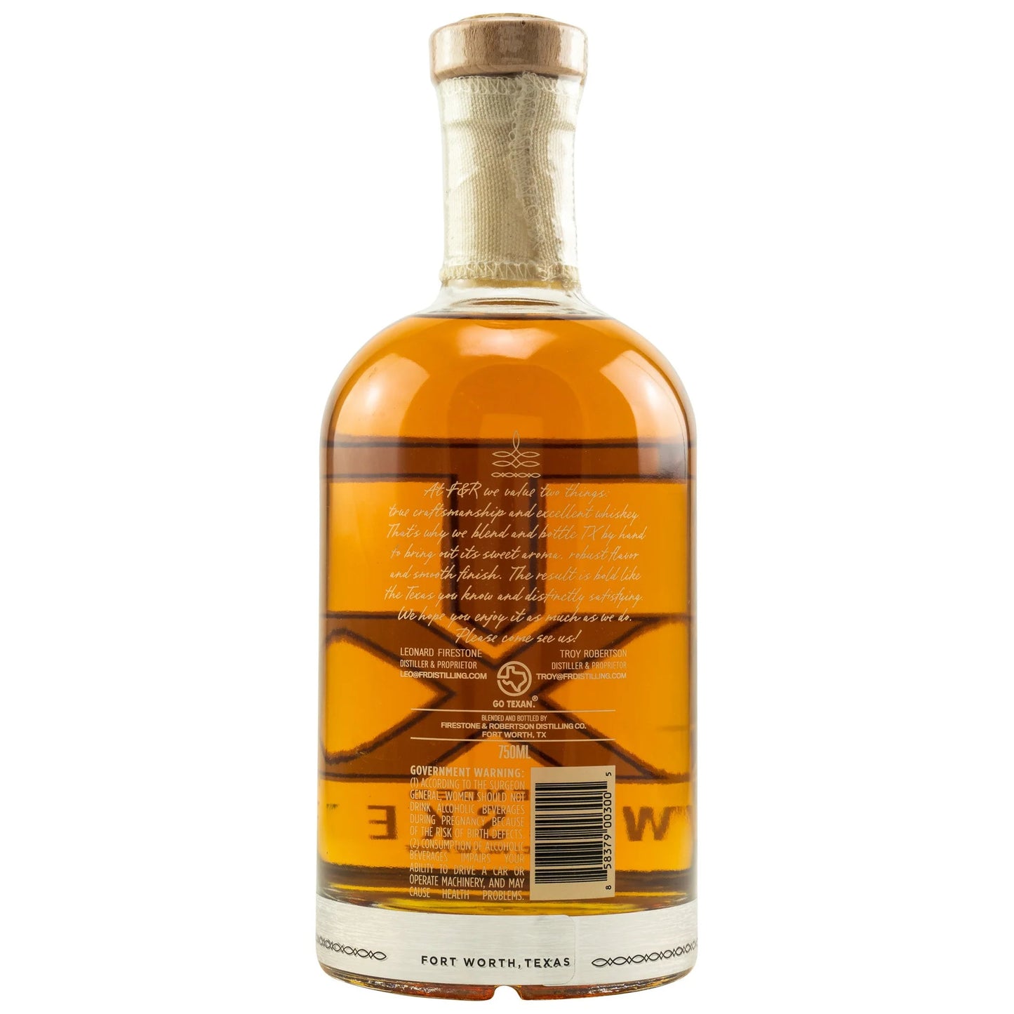 Firestone & Robertson TX Blended Whiskey 750ml
