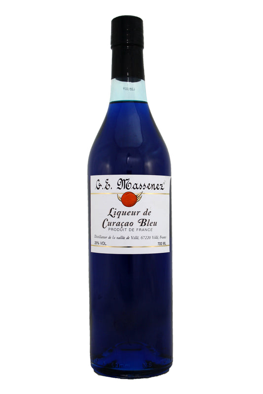 G.E. Massenez Curacao Bleu Blue Curacao Liqueur 750ml