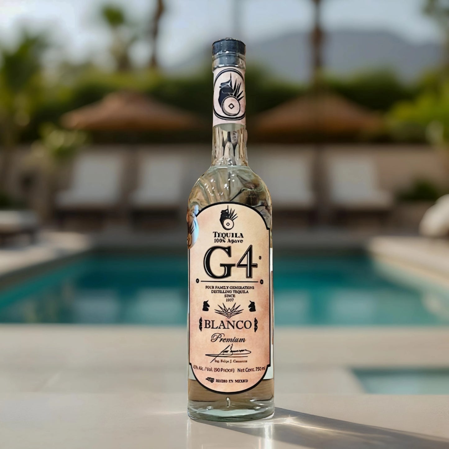 G4 Blanco de Madera Premium Tequila 750ml