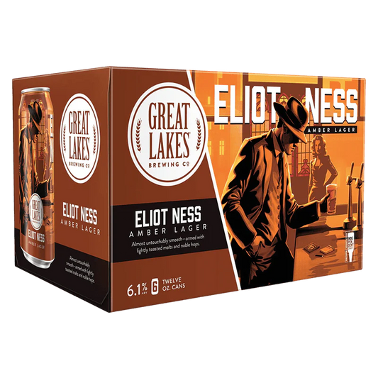 Great Lakes Eliot Ness Amber Lager Beer 12-Oz Can 6-Pack