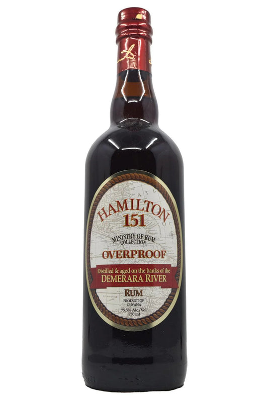 Hamilton Demerara 151 Overproof Rum 1Lt