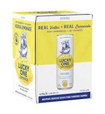 High Noon Lucky One Vodka Peach Lemonade 355ml  Can 4-Pack