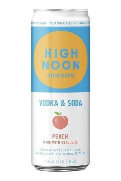 High Noon Sun Sips Peach Vodka & Soda 700ml