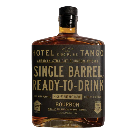 Hotel Tango Distillery Single Barrel Ready-To-Drink American Straight Bourbon Whiskey 117.2 Proof 750ml