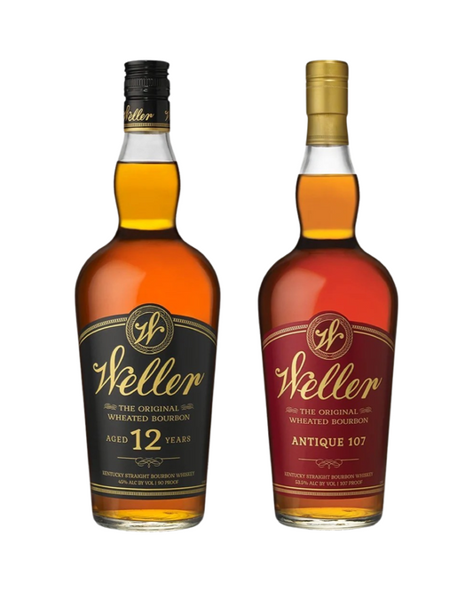 W.L. Weller 12 Year and W.L. Weller Antique 107 Bundle 2-Pack