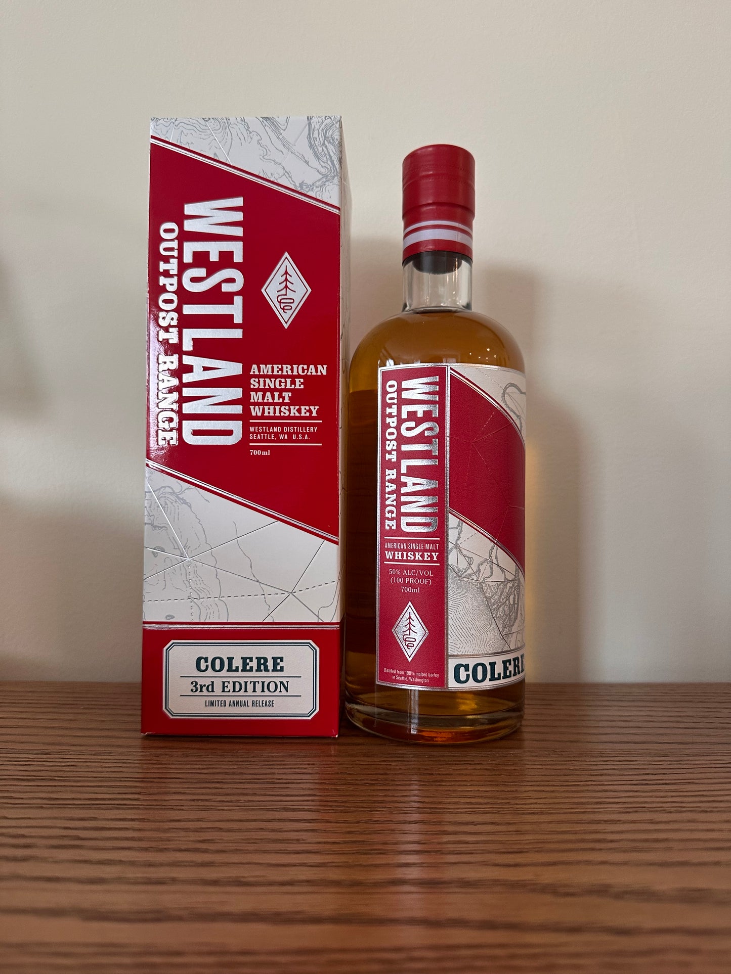 2023 Westland Colere 3rd Edition Outpost Range Whiskey 750ml