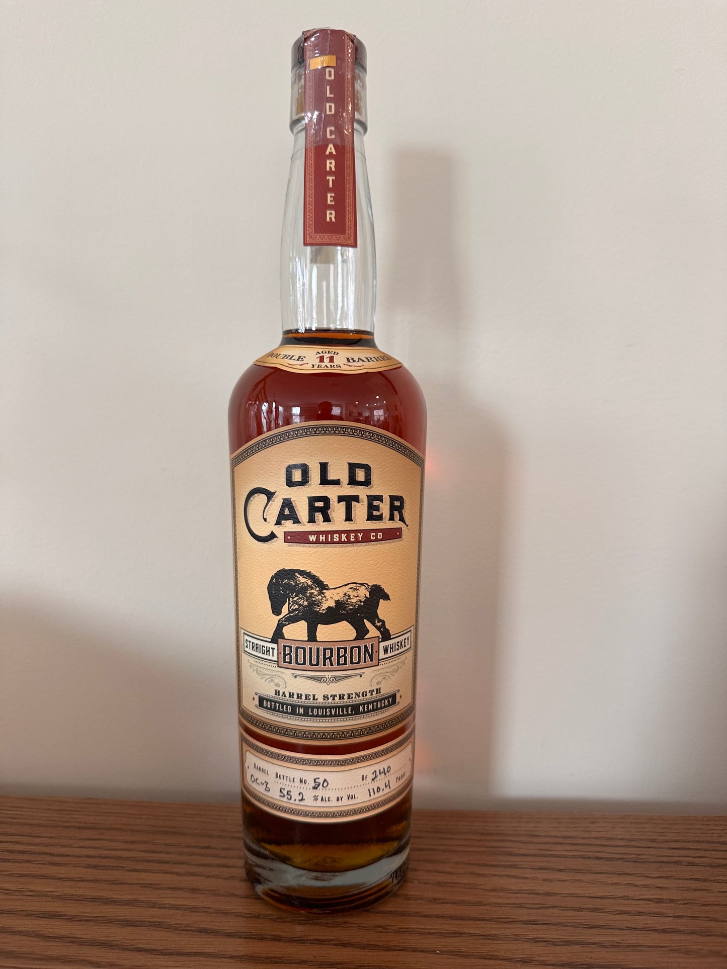 2025 Old Carter Barrel OC-3 Straight Bourbon Whiskey 11 Year Double Barrel 750ml