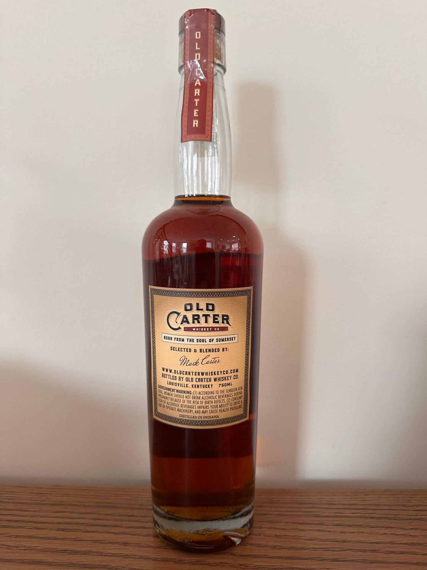 2025 Old Carter Barrel OC-3 Straight Bourbon Whiskey 11 Year Double Barrel 750ml