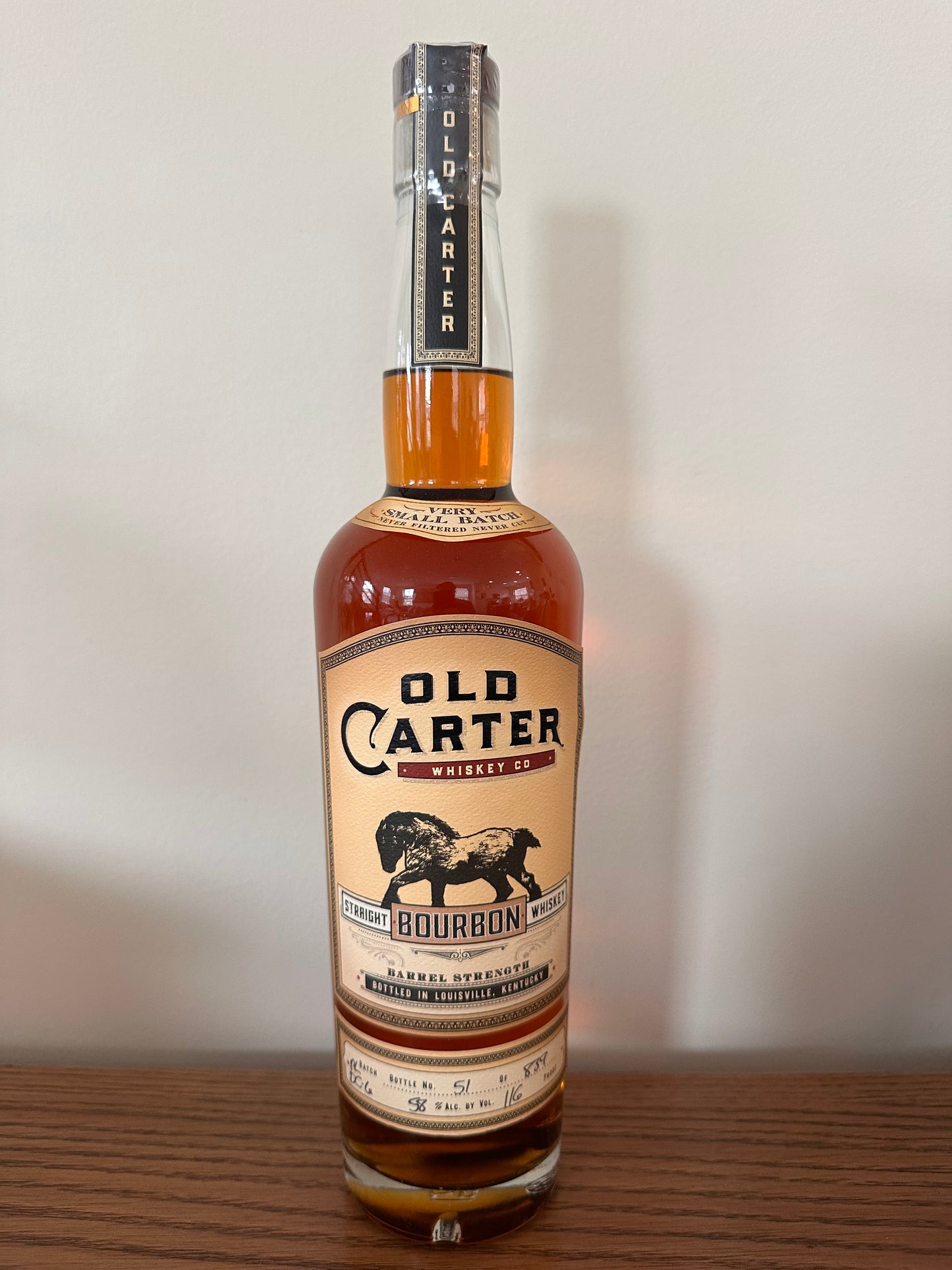 2026 Old Carter PLDC-6 Straight Bourbon Whiskey 750ml