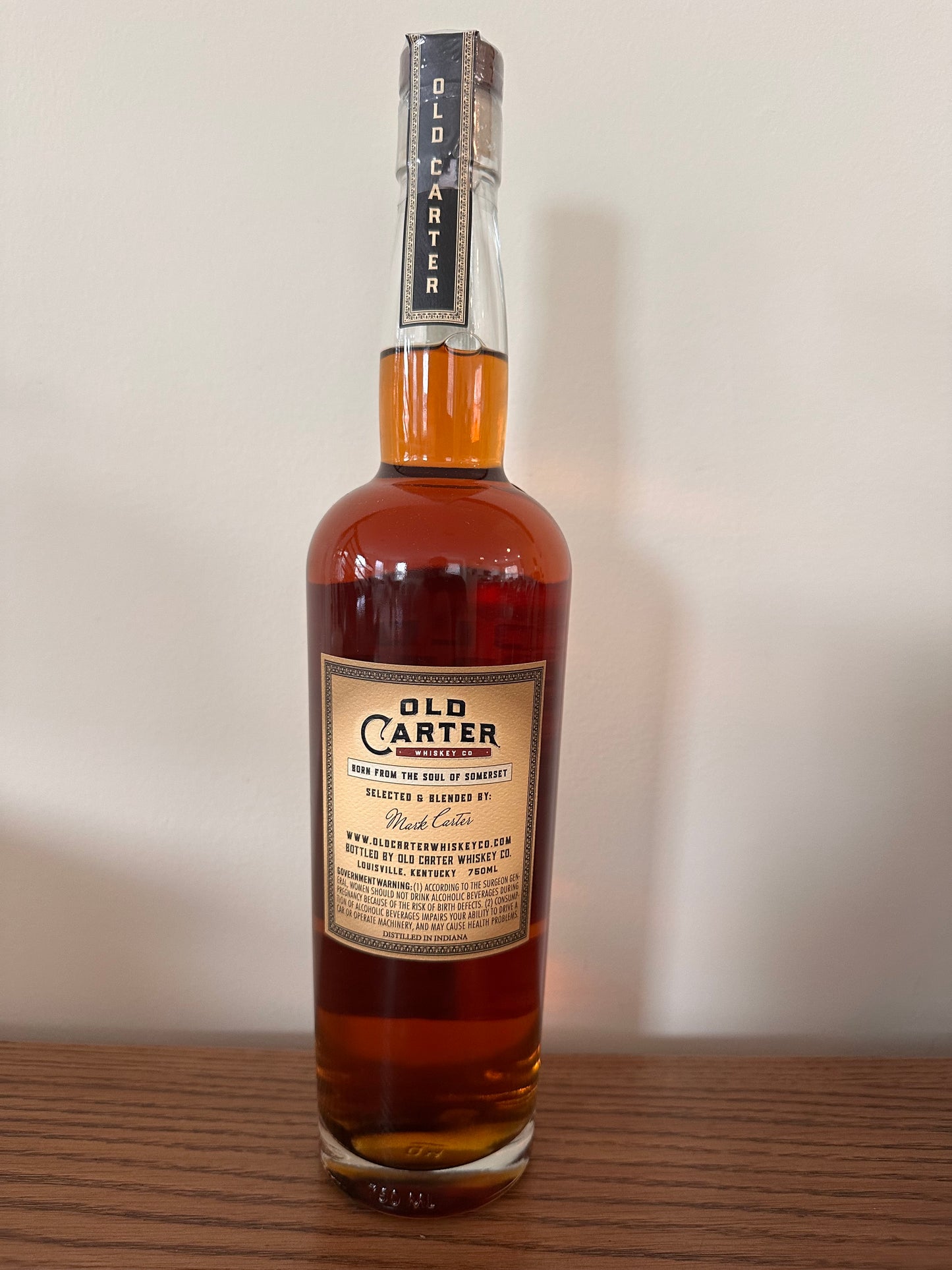 2026 Old Carter PLDC-6 Straight Bourbon Whiskey 750ml