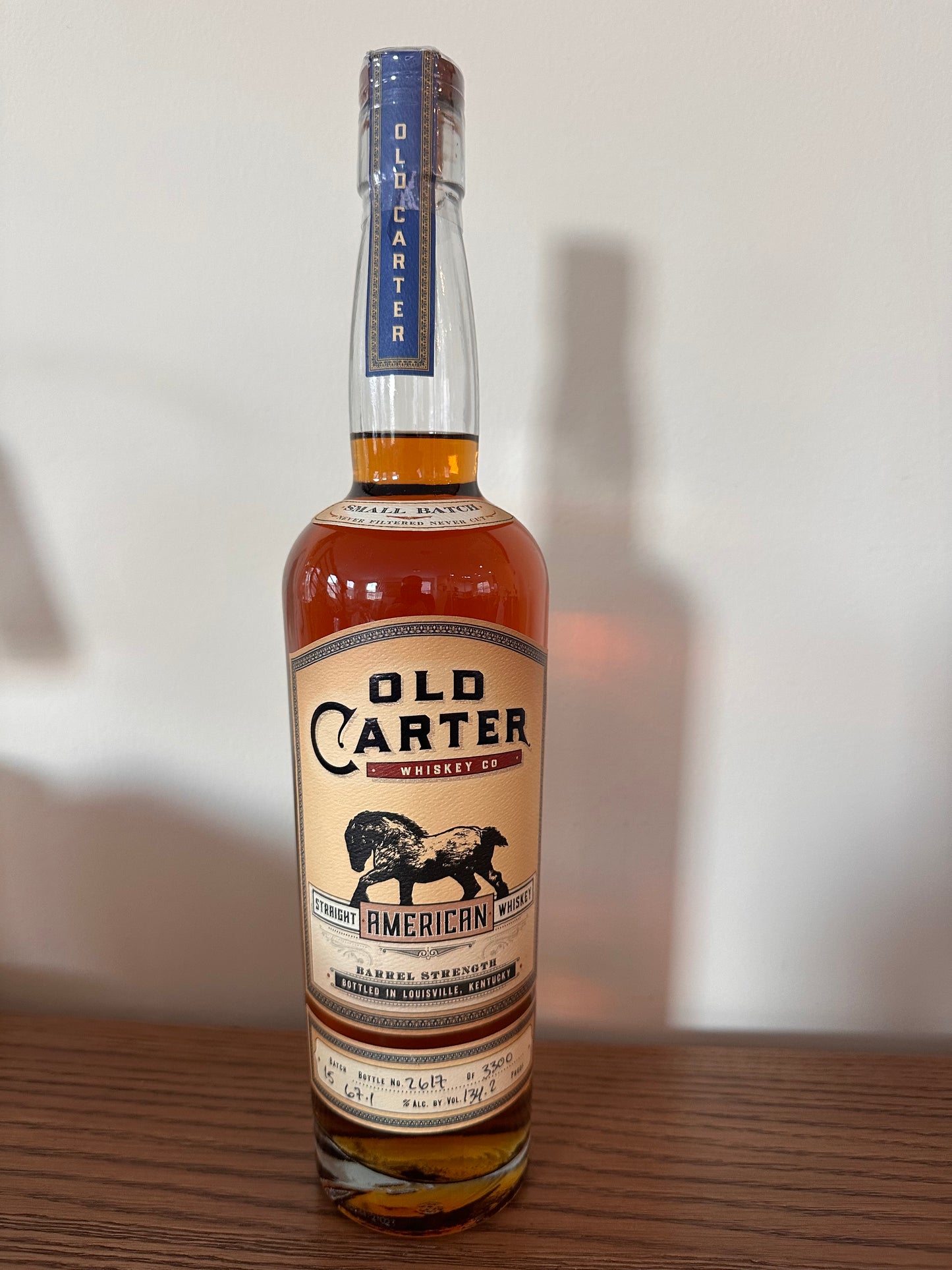 2025 Old Carter American Straight Whiskey Batch 15 750ml