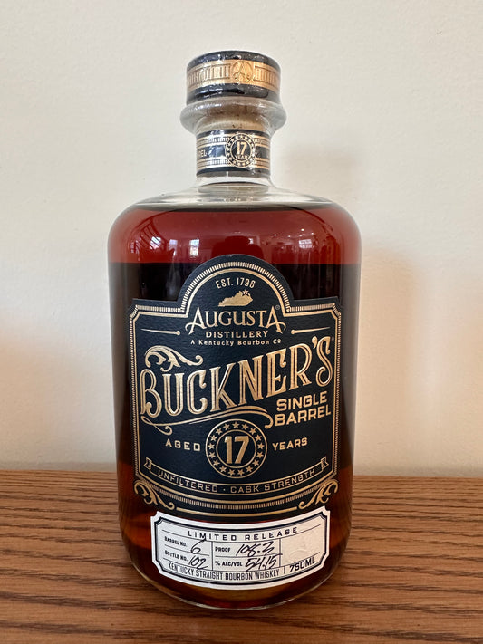 2024 Augusta Buckner's Single Barrel 17 Year Old Straight Bourbon Whiskey 750ml