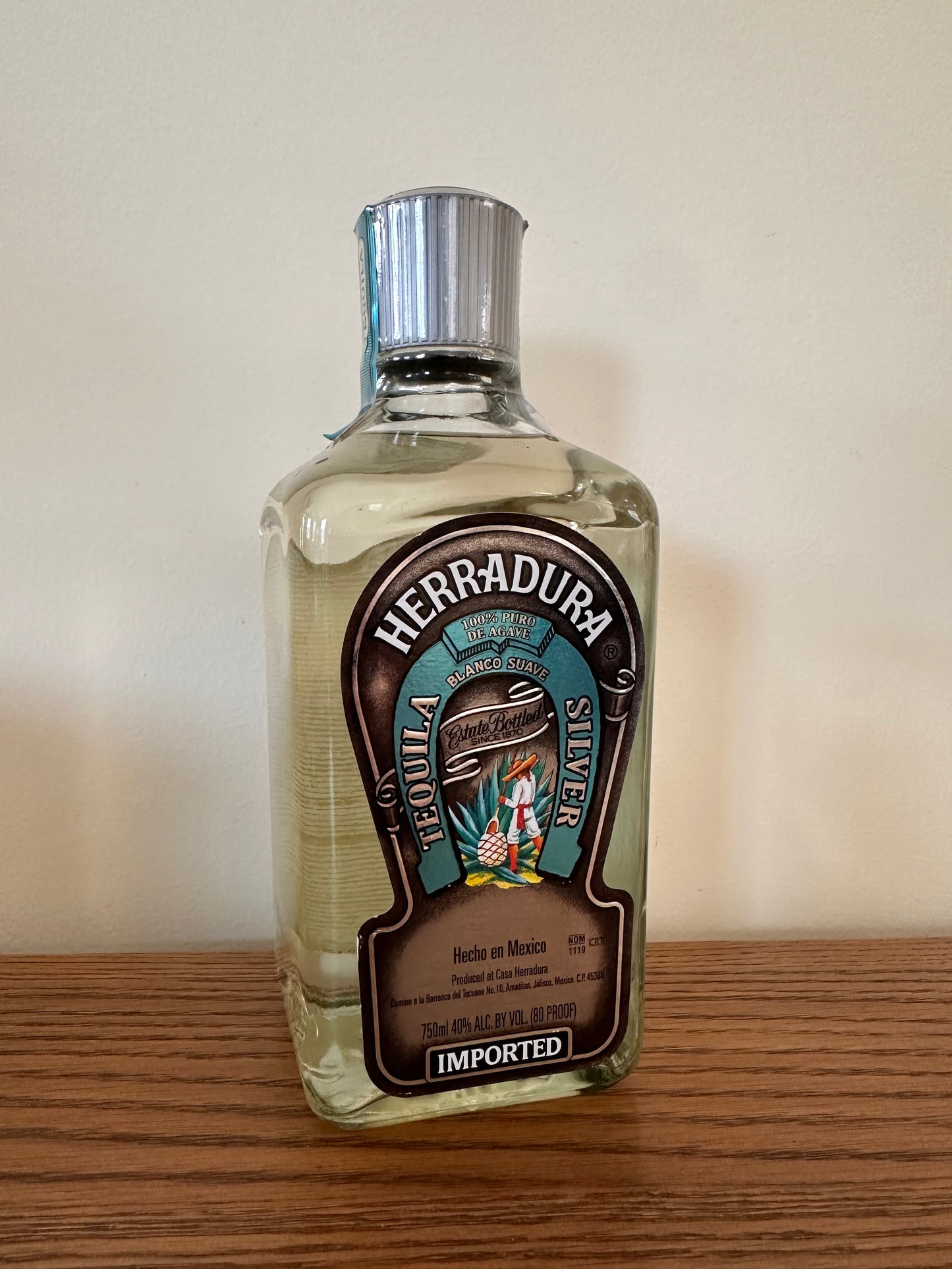 2008 Herradura Silver Blanco Suave 750ml