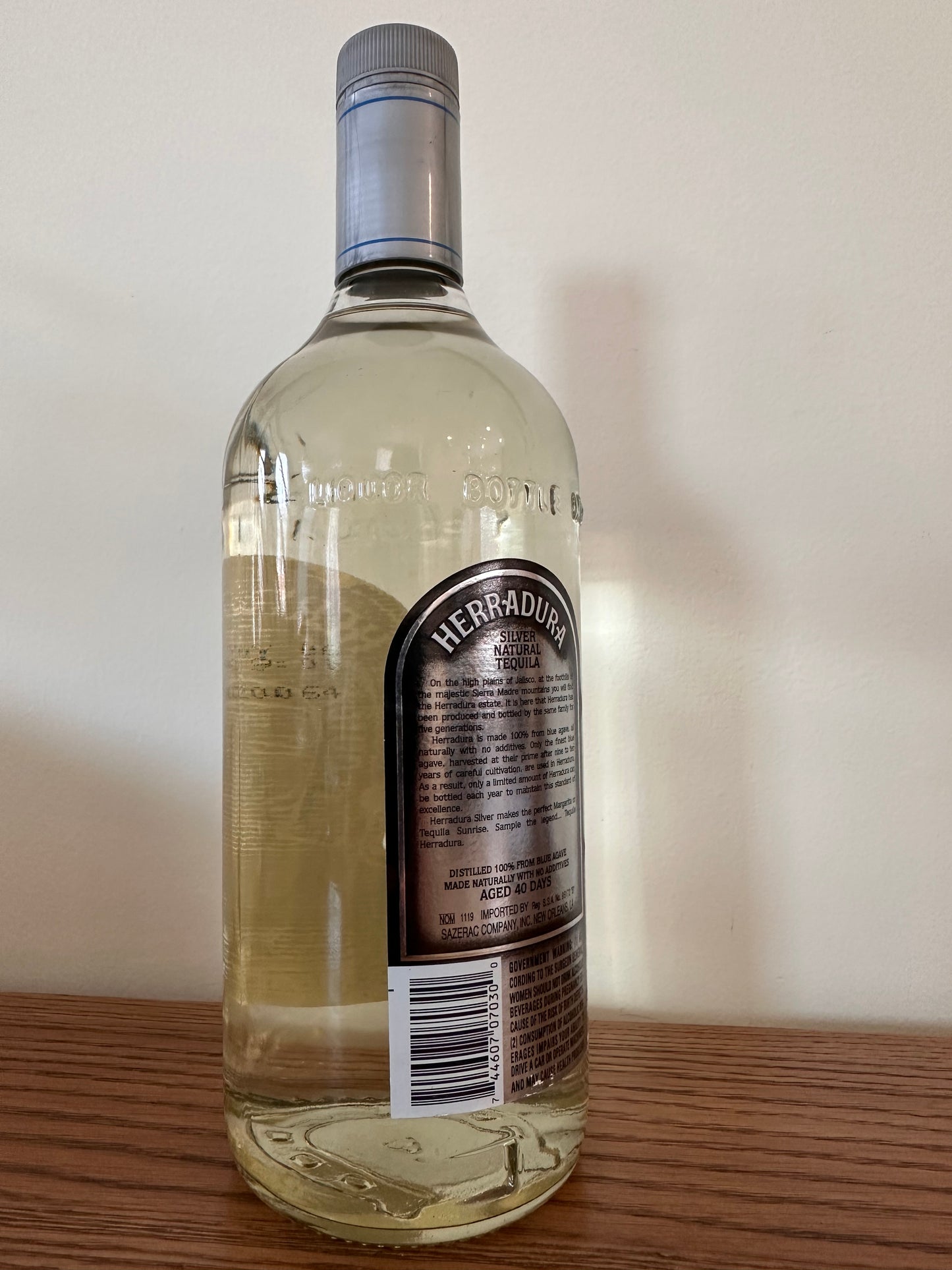 2006 Herradura Silver Blanco Suave 1.0 Liter