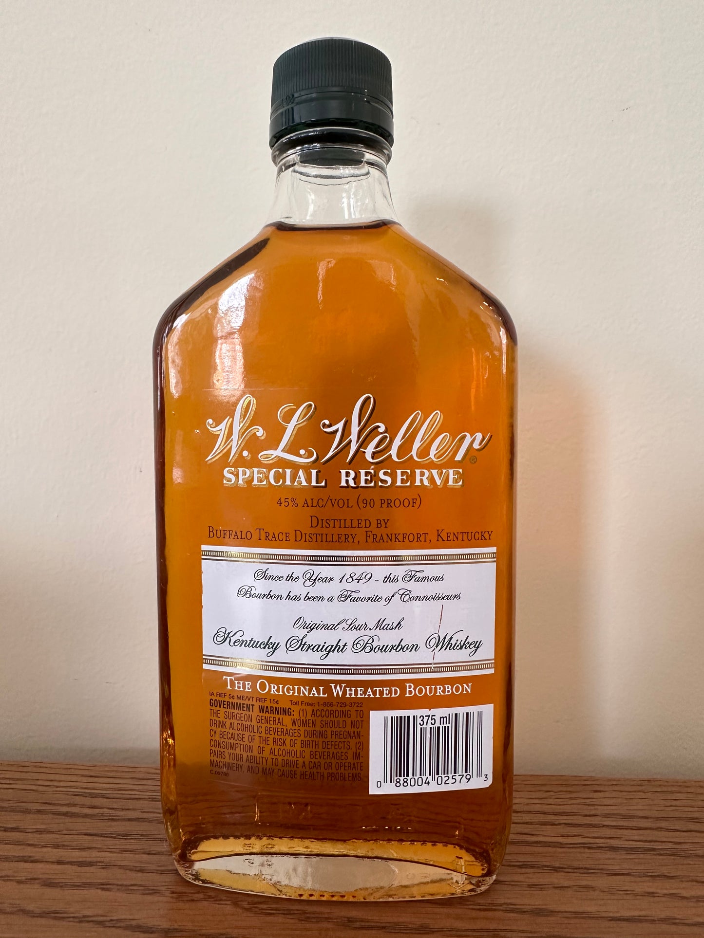 2019 W.L. Weller Special Reserve Bourbon 375ml