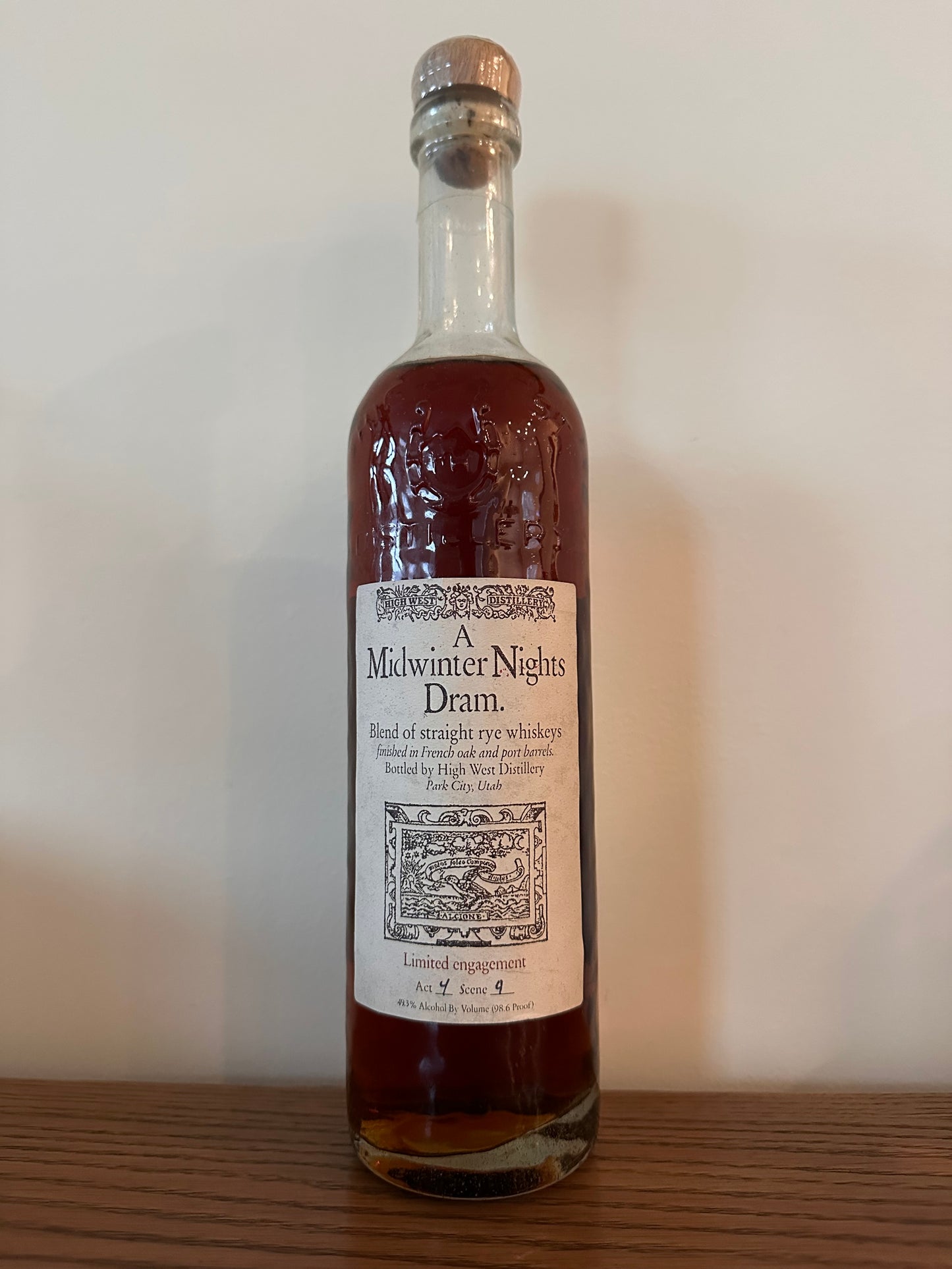 2016 High West Midwinter Nights Dram Act 4 750ml